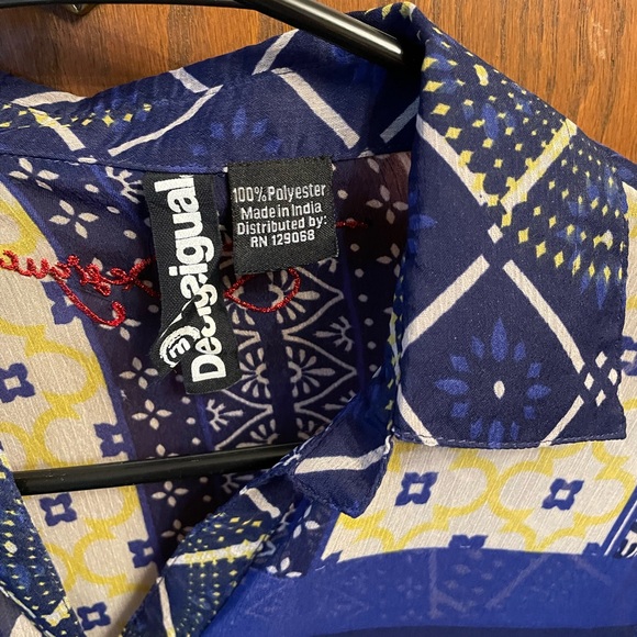 Desigual button down long sleeve - Picture 3 of 9